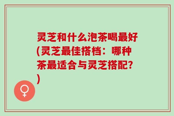 灵芝和什么泡茶喝最好(灵芝最佳搭档：哪种茶最适合与灵芝搭配？)