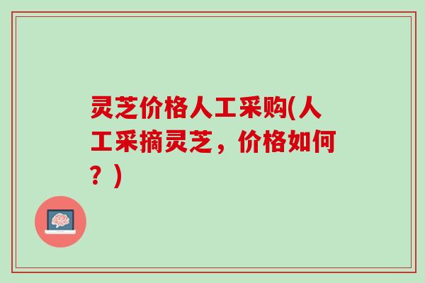 灵芝价格人工采购(人工采摘灵芝，价格如何？)