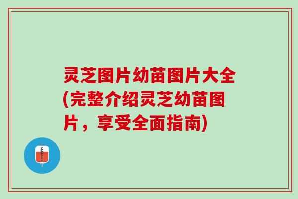 灵芝图片幼苗图片大全(完整介绍灵芝幼苗图片,享受全面指南) 灵芝图片幼苗图片大全(完整介绍灵芝幼苗图片,享受全面指南)