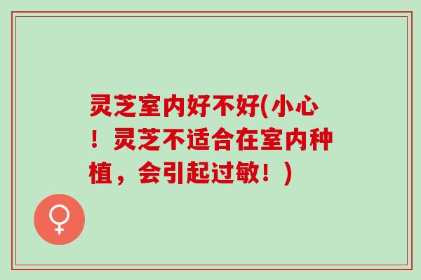 灵芝室内好不好(小心！灵芝不适合在室内种植，会引起过敏！)