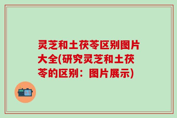 灵芝和土茯苓区别图片大全(研究灵芝和土茯苓的区别：图片展示)