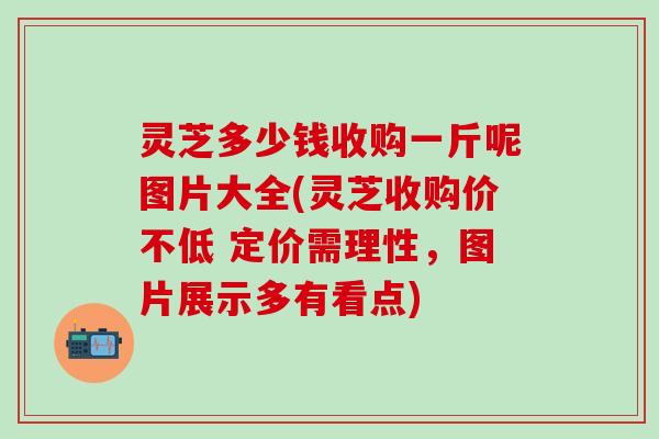 灵芝多少钱收购一斤呢图片大全(灵芝收购价不低 定价需理性，图片展示多有看点)