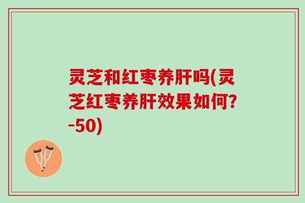 灵芝和红枣养肝吗(灵芝红枣养肝效果如何？-50)