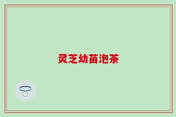 灵芝幼苗泡茶