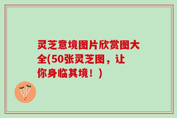 灵芝意境图片欣赏图大全(50张灵芝图，让你身临其境！)