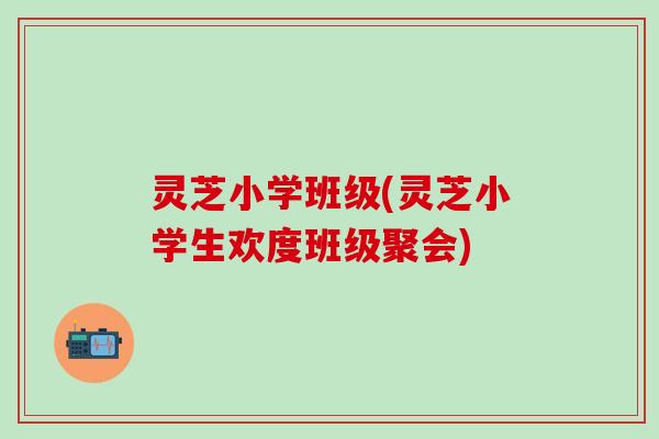 灵芝小学班级(灵芝小学生欢度班级聚会)