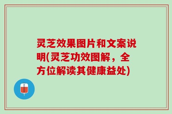 灵芝效果图片和文案说明(灵芝功效图解，全方位解读其健康益处)