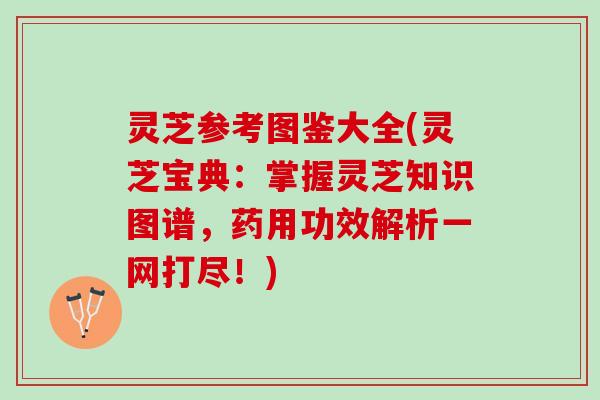 灵芝参考图鉴大全(灵芝宝典：掌握灵芝知识图谱，药用功效解析一网打尽！)