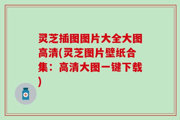 灵芝插图图片大全大图高清(灵芝图片壁纸合集:高清大图一键下载) 灵芝插图图片大全大图高清(灵芝图片壁纸合集:高清大图一键下载)