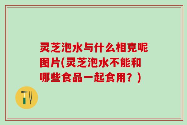 灵芝泡水与什么相克呢图片(灵芝泡水不能和哪些食品一起食用？)