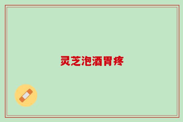 灵芝泡酒胃疼