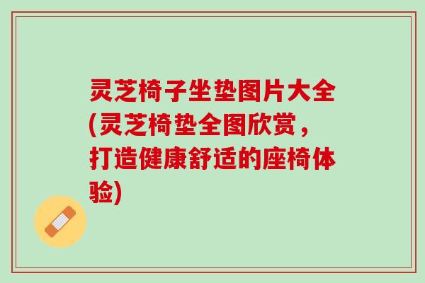 灵芝椅子坐垫图片大全(灵芝椅垫全图欣赏，打造健康舒适的座椅体验)