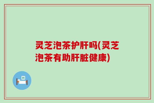 灵芝泡茶护肝吗(灵芝泡茶有助肝脏健康)
