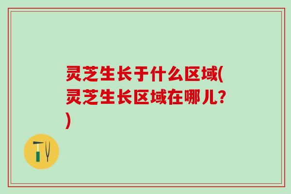 灵芝生长于什么区域(灵芝生长区域在哪儿？)