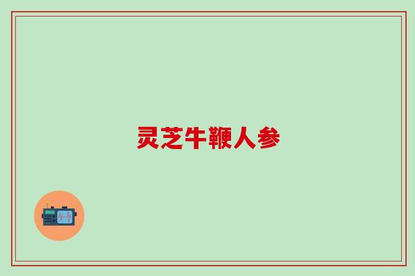 灵芝牛鞭人参