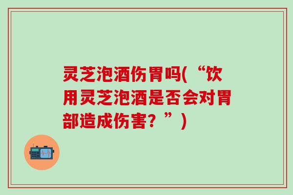 灵芝泡酒伤胃吗(“饮用灵芝泡酒是否会对胃部造成伤害？”)