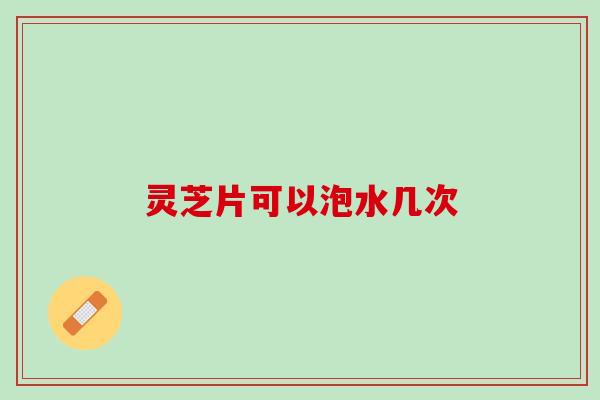 灵芝片可以泡水几次