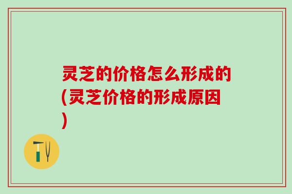 灵芝的价格怎么形成的(灵芝价格的形成原因)