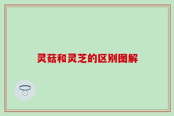 灵菇和灵芝的区别图解