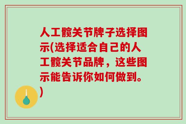 人工髋关节牌子选择图示(选择适合自己的人工髋关节品牌，这些图示能告诉你如何做到。)