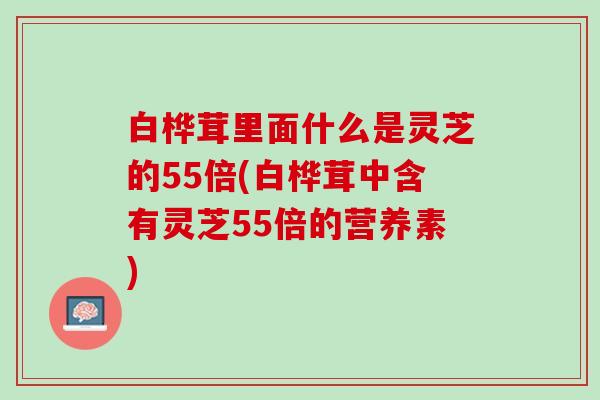 白桦茸里面什么是灵芝的55倍(白桦茸中含有灵芝55倍的营养素) 白桦茸里面什么是灵芝的55倍(白桦茸中含有灵芝55倍的营养素)