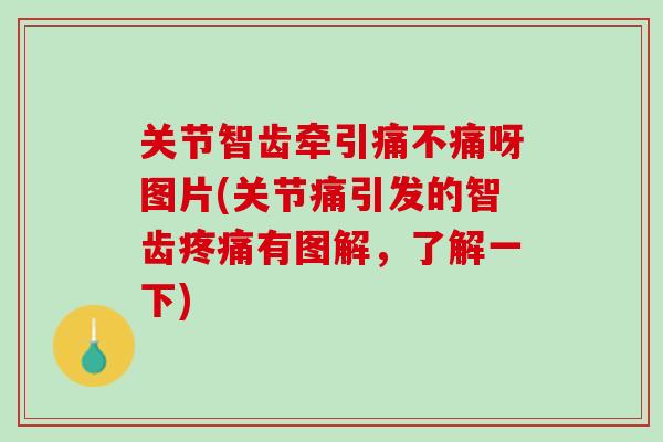 关节智齿牵引痛不痛呀图片(关节痛引发的智齿疼痛有图解，了解一下)