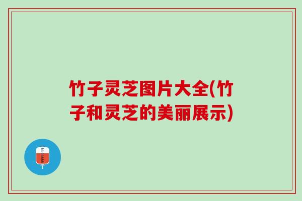 竹子灵芝图片大全(竹子和灵芝的美丽展示)