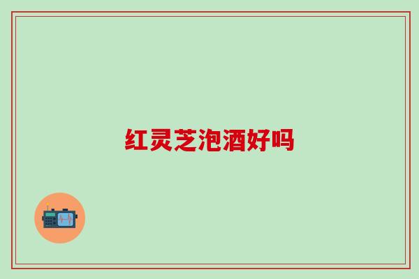 红灵芝泡酒好吗