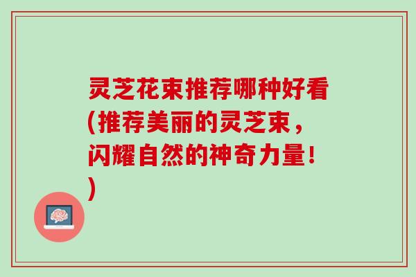 灵芝花束推荐哪种好看(推荐美丽的灵芝束,闪耀自然的神奇力量!) 灵芝花束推荐哪种好看(推荐美丽的灵芝束,闪耀自然的神奇力量!)