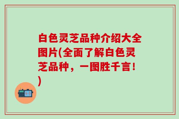 白色灵芝品种介绍大全图片(全面了解白色灵芝品种，一图胜千言！)