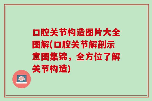 口腔关节构造图片大全图解(口腔关节解剖示意图集锦，全方位了解关节构造)
