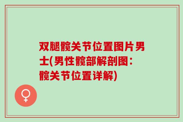 双腿髋关节位置图片男士(男性髋部解剖图：髋关节位置详解)