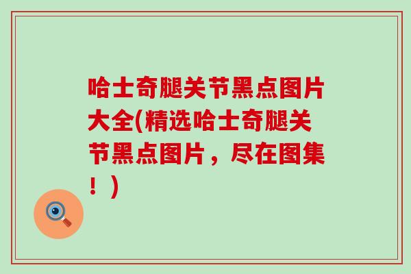 哈士奇腿关节黑点图片大全(精选哈士奇腿关节黑点图片，尽在图集！)