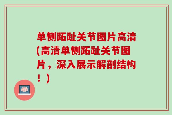 单侧跖趾关节图片高清(高清单侧跖趾关节图片，深入展示解剖结构！)