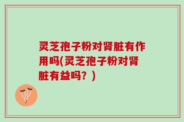 灵芝孢子粉对肾脏有作用吗(灵芝孢子粉对肾脏有益吗？)