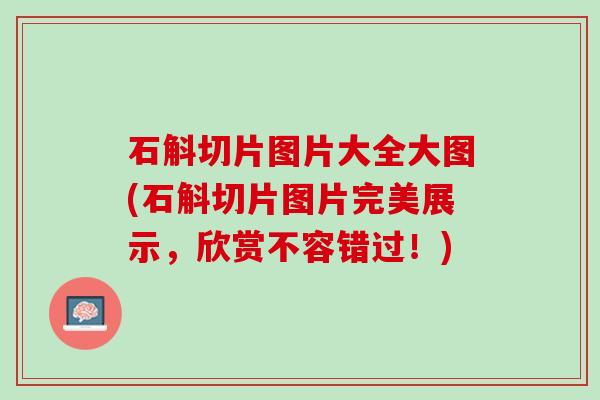 石斛切片图片大全大图(石斛切片图片完美展示,欣赏不容错过!) 石斛切片图片大全大图(石斛切片图片完美展示,欣赏不容错过!)