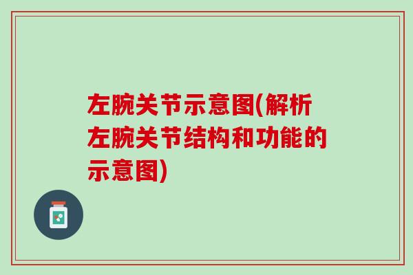 左腕关节示意图(解析左腕关节结构和功能的示意图)