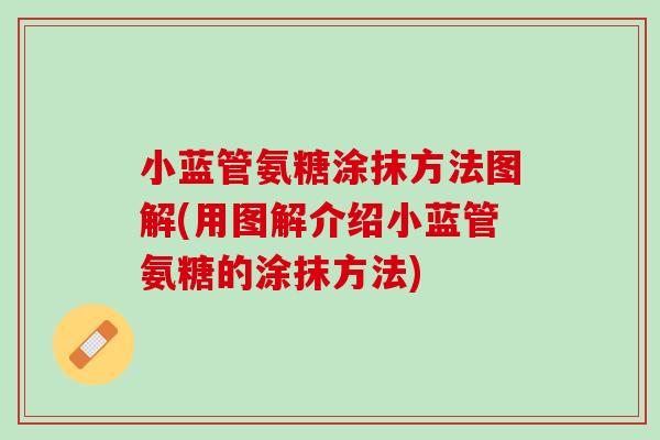 小蓝管氨糖涂抹方法图解(用图解介绍小蓝管氨糖的涂抹方法)