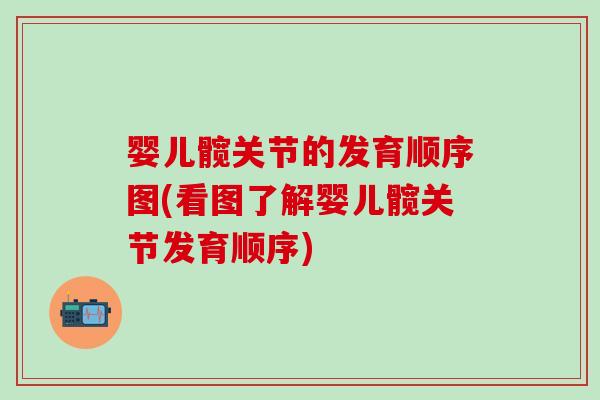 婴儿髋关节的发育顺序图(看图了解婴儿髋关节发育顺序)