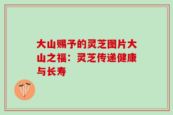 大山赐予的灵芝图片大山之福：灵芝传递健康与长寿