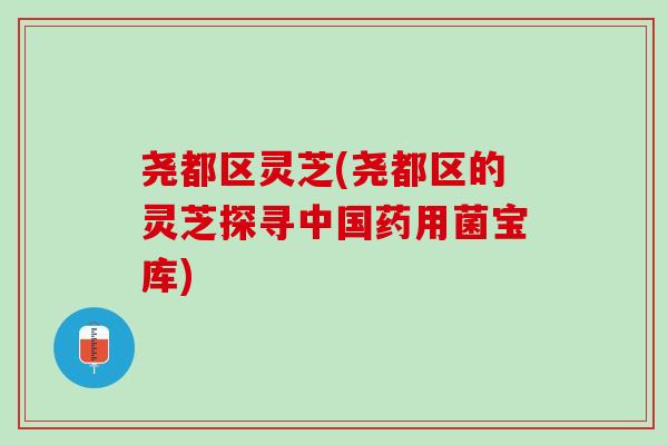 尧都区灵芝(尧都区的灵芝探寻中国药用菌宝库)