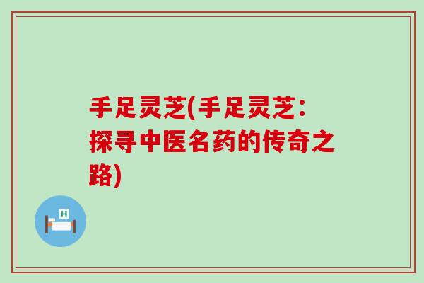 手足灵芝(手足灵芝：探寻中医名药的传奇之路)
