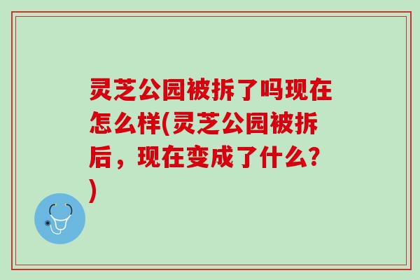 灵芝公园被拆了吗现在怎么样(灵芝公园被拆后，现在变成了什么？)