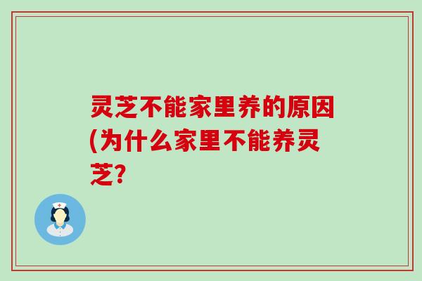 灵芝不能家里养的原因(为什么家里不能养灵芝？