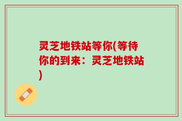 灵芝地铁站等你(等待你的到来：灵芝地铁站)