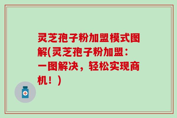 灵芝孢子粉加盟模式图解(灵芝孢子粉加盟：一图解决，轻松实现商机！)