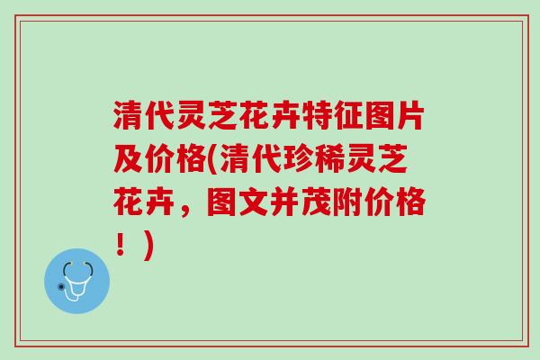 清代灵芝花卉特征图片及价格(清代珍稀灵芝花卉，图文并茂附价格！)