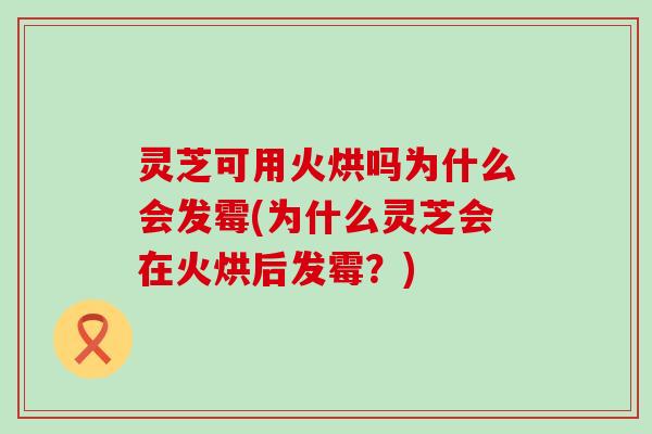 灵芝可用火烘吗为什么会发霉(为什么灵芝会在火烘后发霉？)