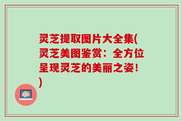 灵芝提取图片大全集(灵芝美图鉴赏：全方位呈现灵芝的美丽之姿！)