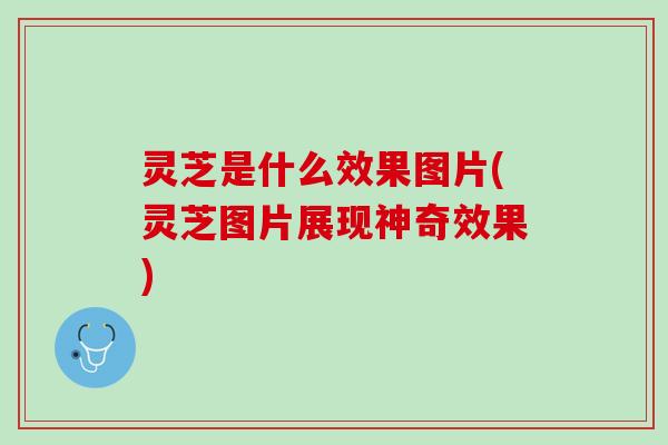 灵芝是什么效果图片(灵芝图片展现神奇效果)
